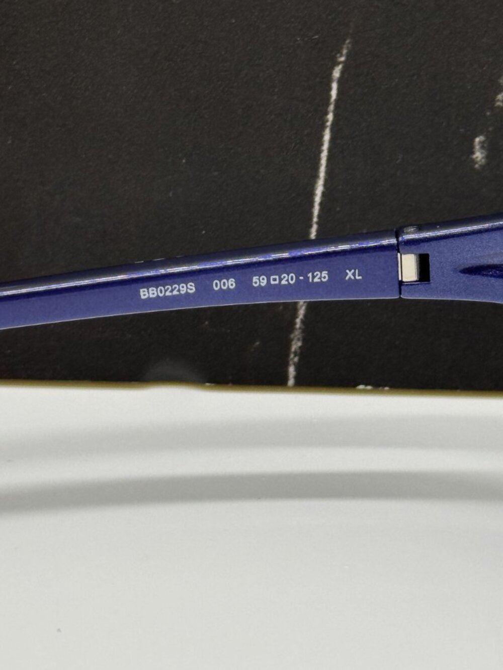 NEW BALENCIAGA BB0229S 006 BLUE UNISEX SUNGLASSES BALENCIAGA EYEWEAR - Picture 8 of 10